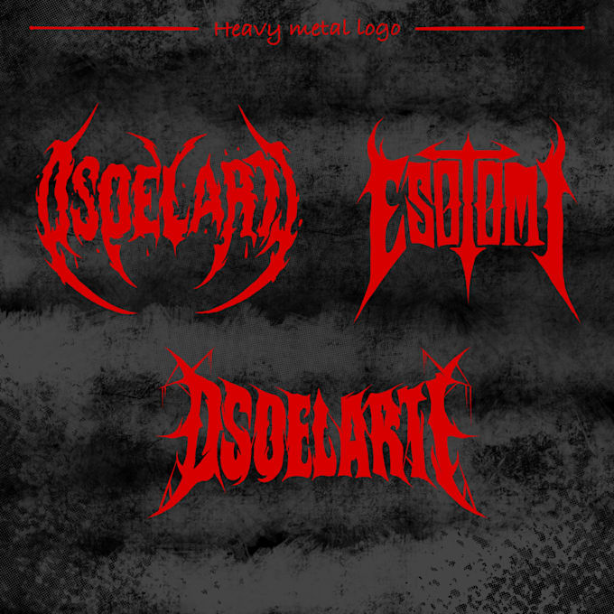 design a heavy metal logo