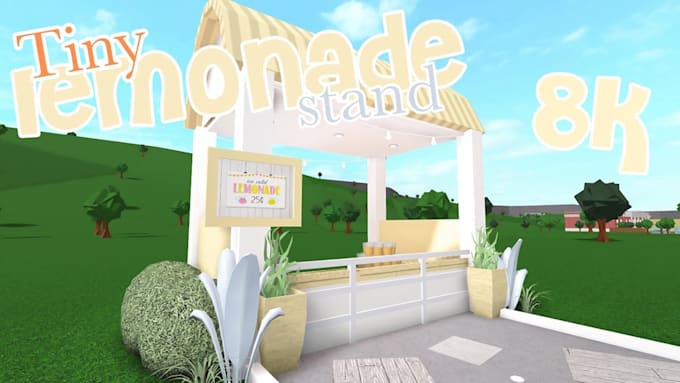 build a bloxburg cafe for you