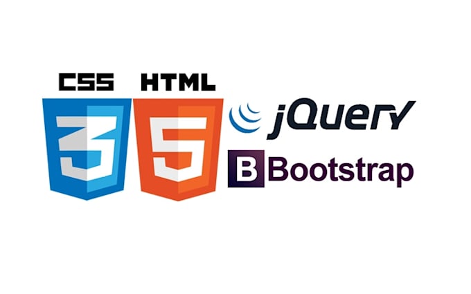 Develop your site in html css bootstrap javascript jquery by ...