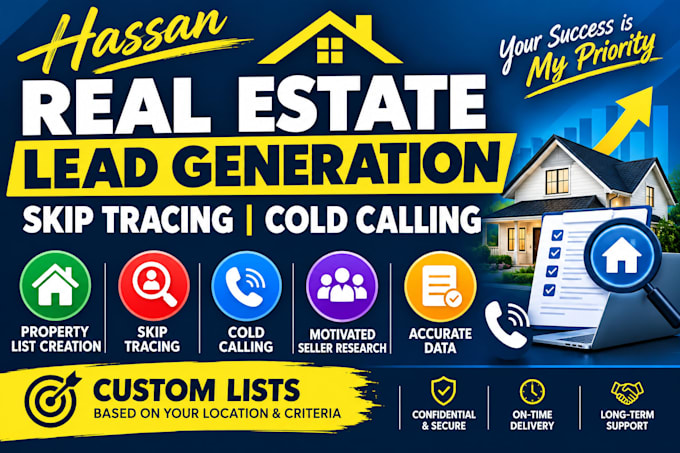 do bulk real estate skip tracing lead generation and cold calling