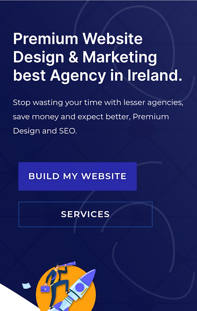 Make you an affordable website with the quality of the pros by