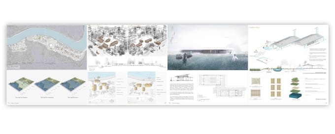 Design your architectural presentation board by Tareqshuvo001