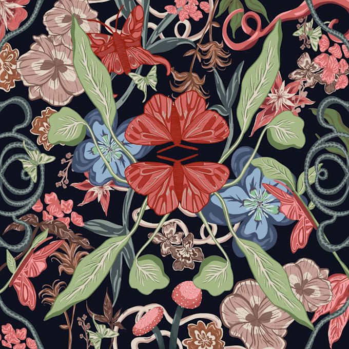 design unique seamless patterns fabric textile prints
