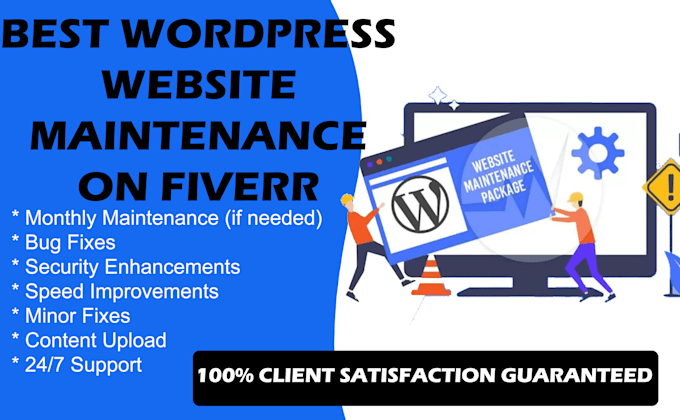 do wordpress website maintenance, updates and assistance
