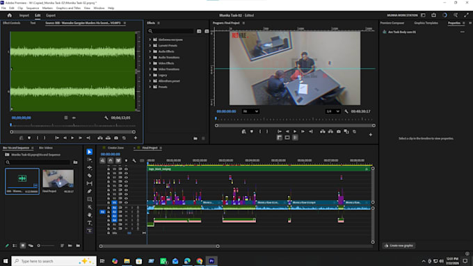 do bodycam and true crime videos editing for youtube