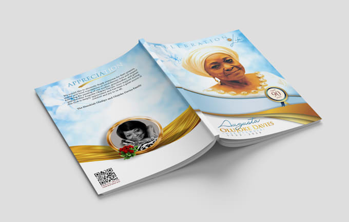 design invitation, event or church flyer, funeral, burial
