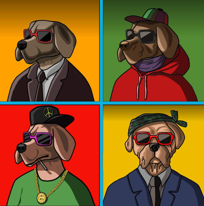 Create your own nft art for your collection by Ilyas_mark Fiverr