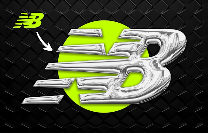 do realistic 3d chrome text or logo