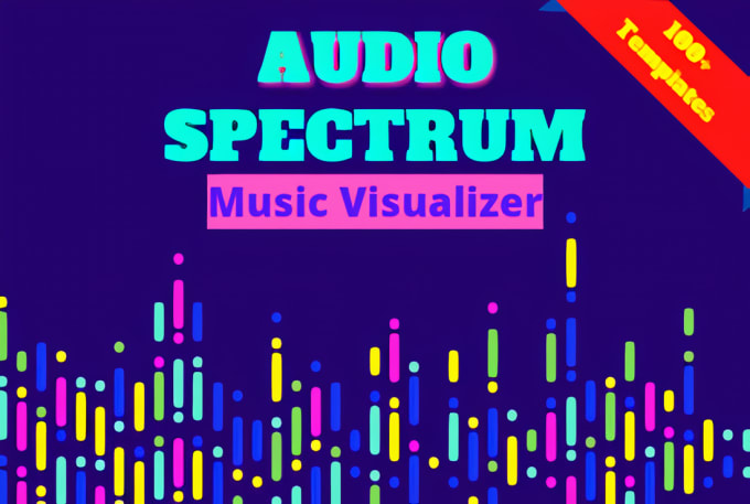 create stunning audio react spectrum or music visualizer