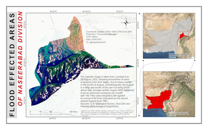 Create study area map on local and regional basis by Liaqat_baloch | Fiverr