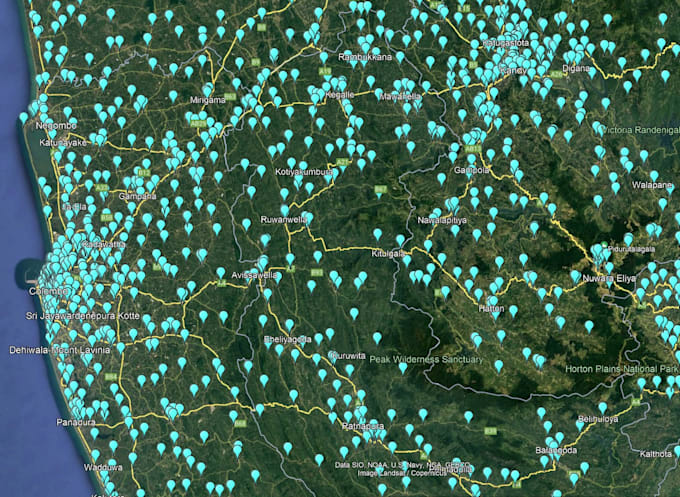 geocode addresses to longitude and latitudes