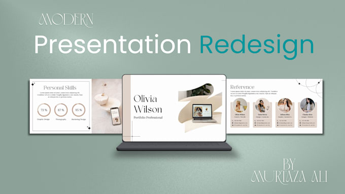 modernize powerpoint presentation redesign and pitch deck