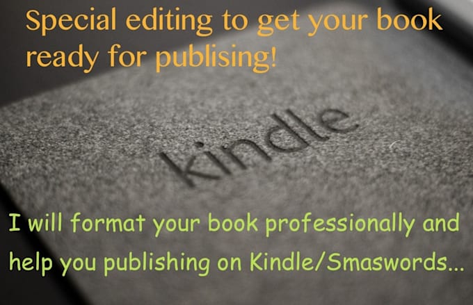 get your book ready for Kindle publishing