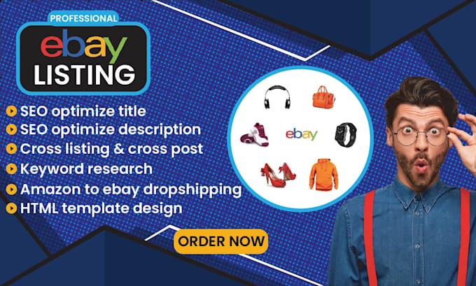 do ebay listing, ebay SEO listing, ebay product listing, ebay lister