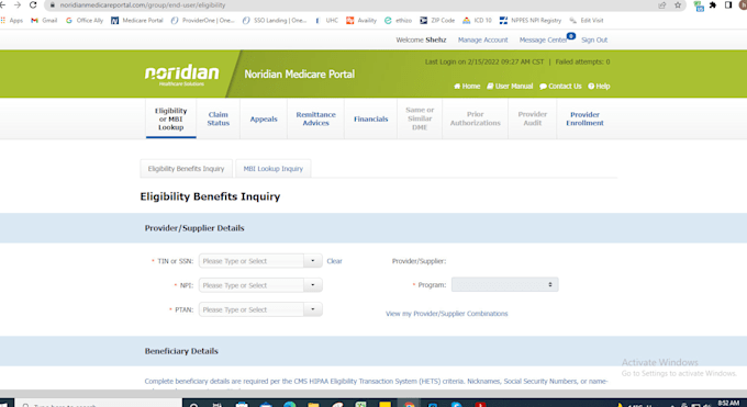 do insurance verification, medical billing, eligibility