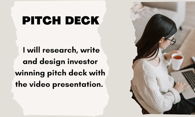 design and create a custom professional investor pitch deck for startup and vc