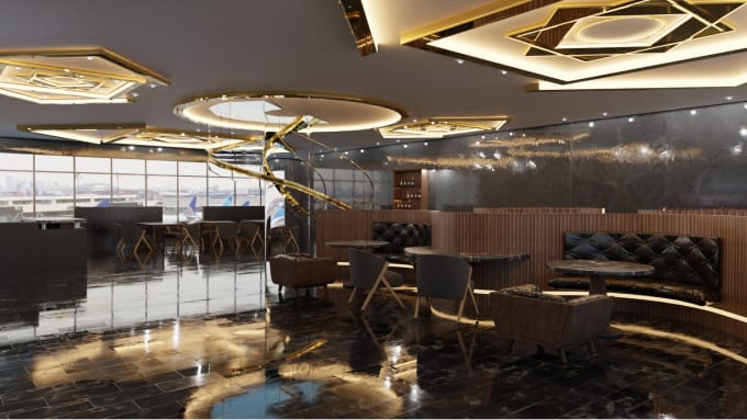 render VR 360 animation interior design