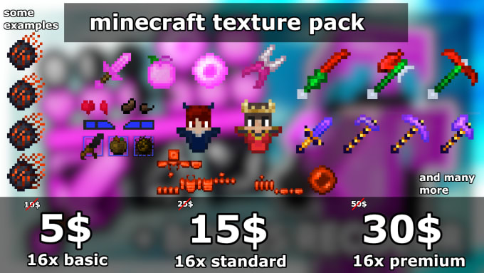 Make you a custom 16x texture pack by A_red_pig