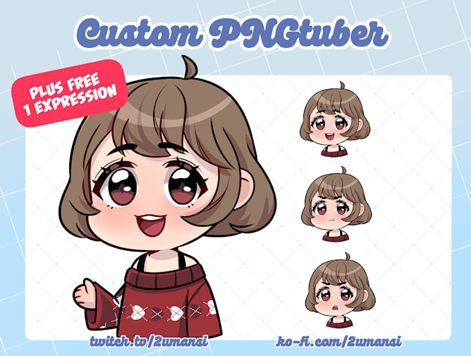 make you custom a chibi pngtuber