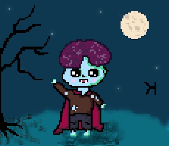 Unique and bizarre pixel art by Darmenarmanz | Fiverr