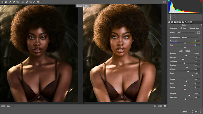 do ai photo editing, retouching, colour change, cloth manipulation
