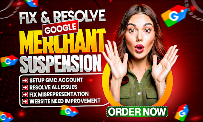 fix google merchant center suspension, gmc misrepresentation