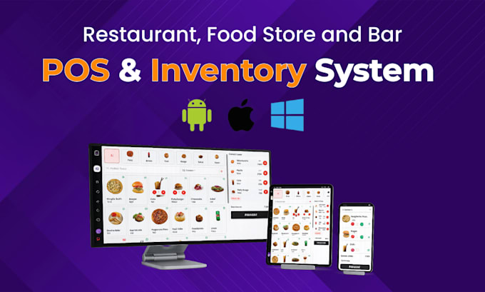 cafe, restaurant, food store and bar pos inventory system