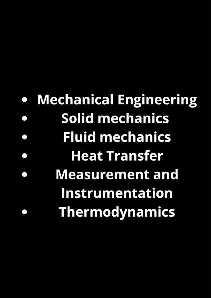 do solid mechanics, fluid mechanics, and thermodynamics