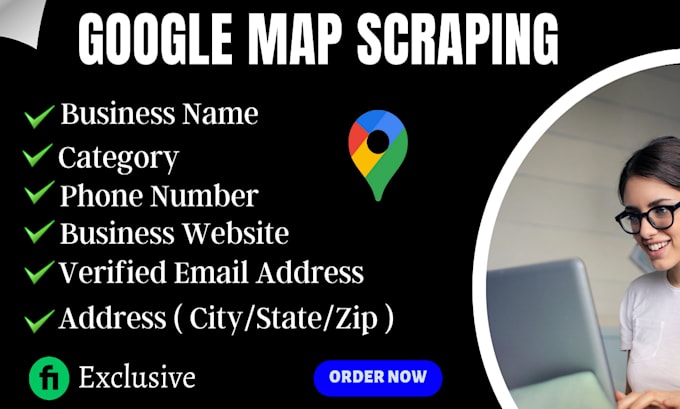 provide endless google map scraping service