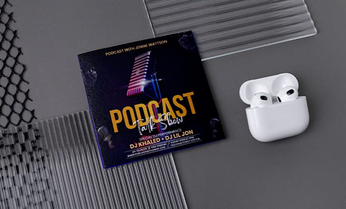 design podcast cover design in 12 hours
