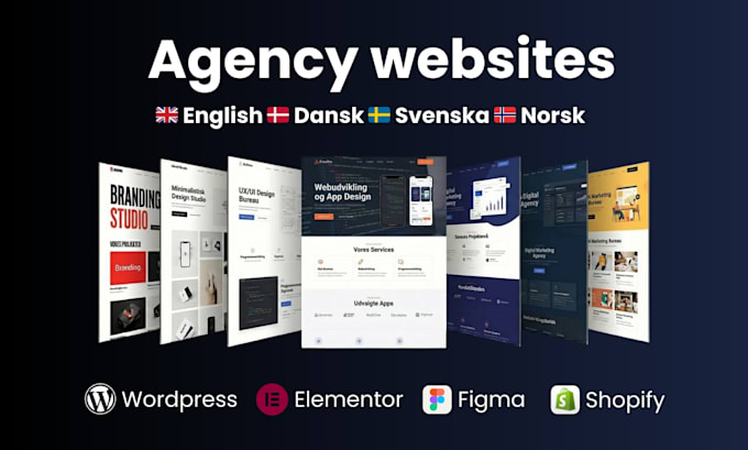 build digital marketing agency website in wordpress