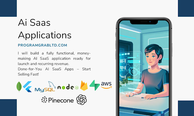 be your saas app developer, ai developer , ai chatbots