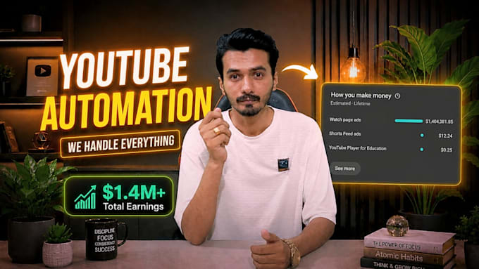 manage your faceless youtube automation channel