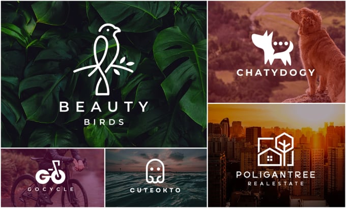 do timeless modern minimalist unique business brand logo design