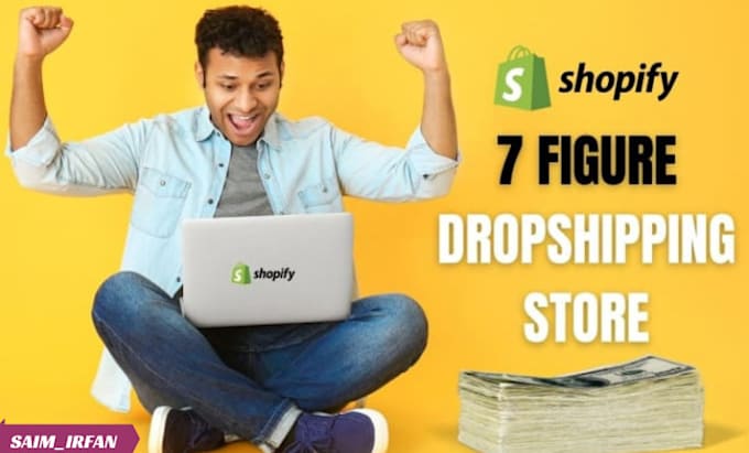 build branded 7 figure shopify dropshipping store or shopify website