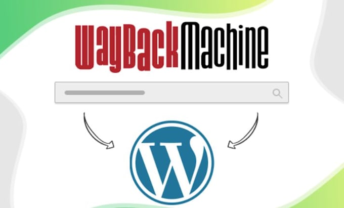 restore the website from wayback archive to wordpress