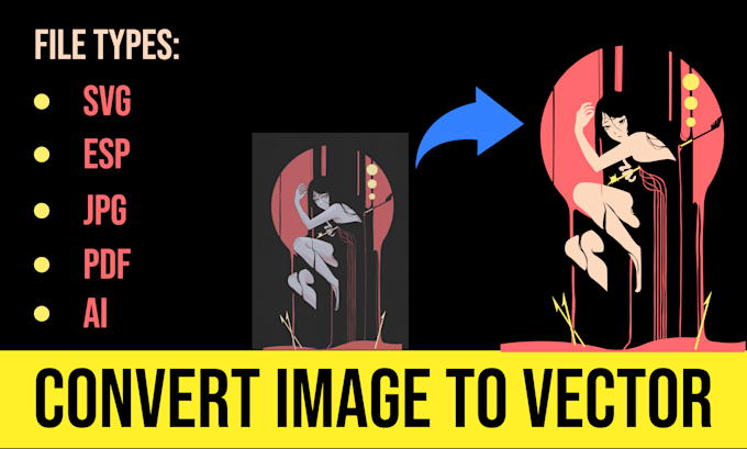vectorize logo, convert raster to vector, redraw graphics