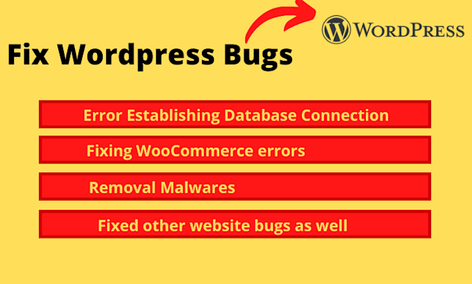 fix wordpress issues woocommerce bugs errors and malware removal