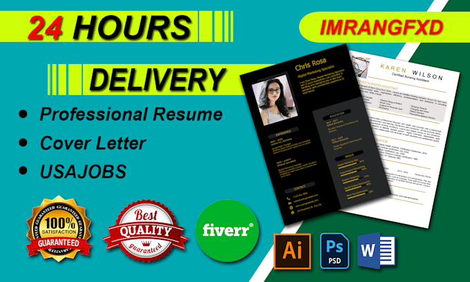 provide resume builder writer, cv maker, update resume and cover letter