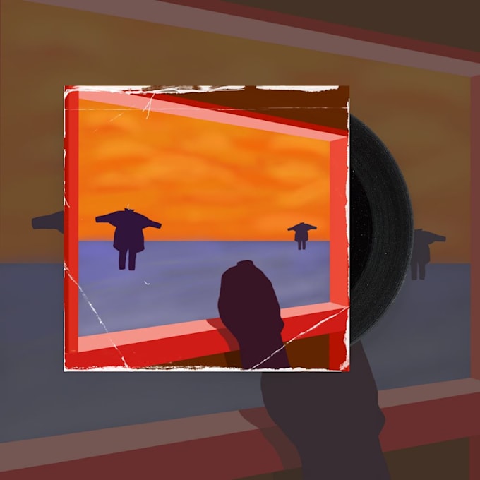 draw surrealistic or psychedelic artwork for album cover