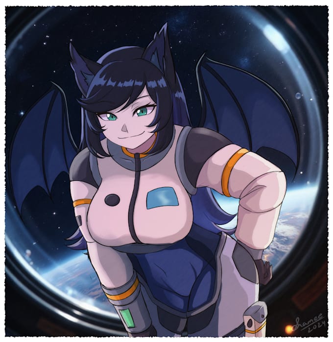 draw illustration of your vtuber character