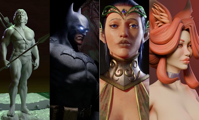provide 3d modeling and texturing services for your game