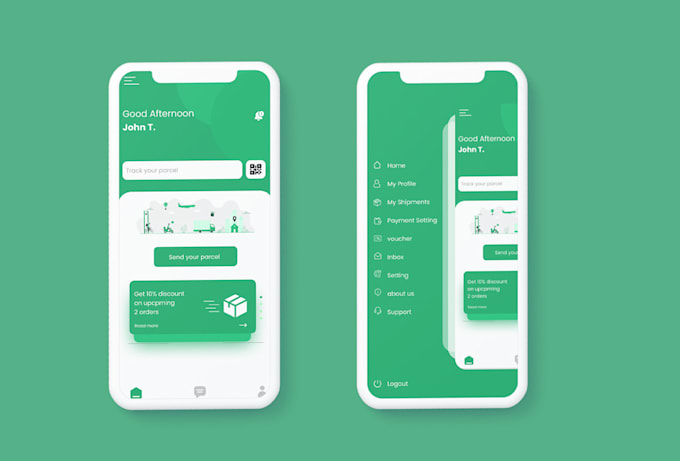 develop courier and parcel delivery app