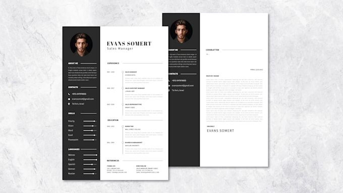 design a professional resume