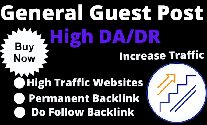 do general guest post on high da dr blogs