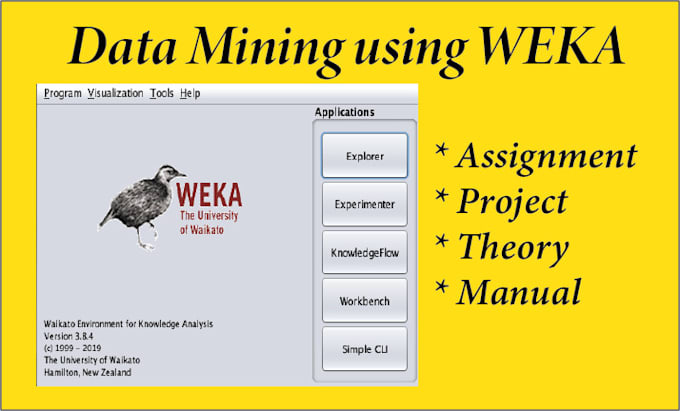 help you in data analytics and mining with weka with quality results