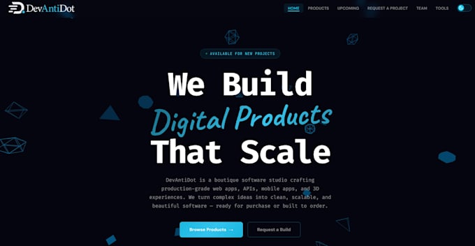 design , develop your website