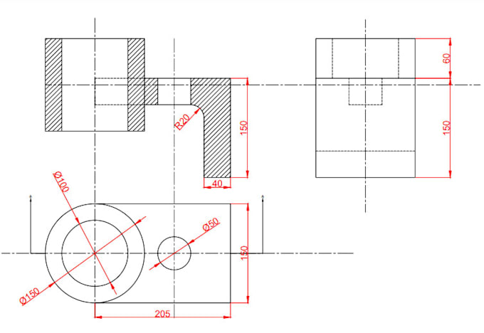 Do 2d drawing and 3d modeling using autocad and solidworks by Janaberk ...