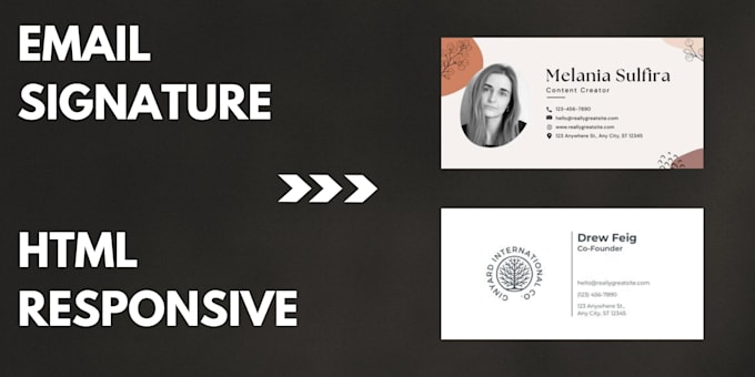 design html email signature
