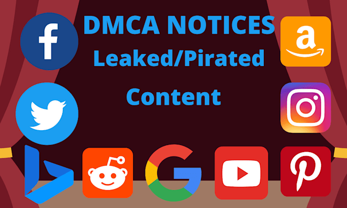 submit dmca takedown to remove copyright and leaked material